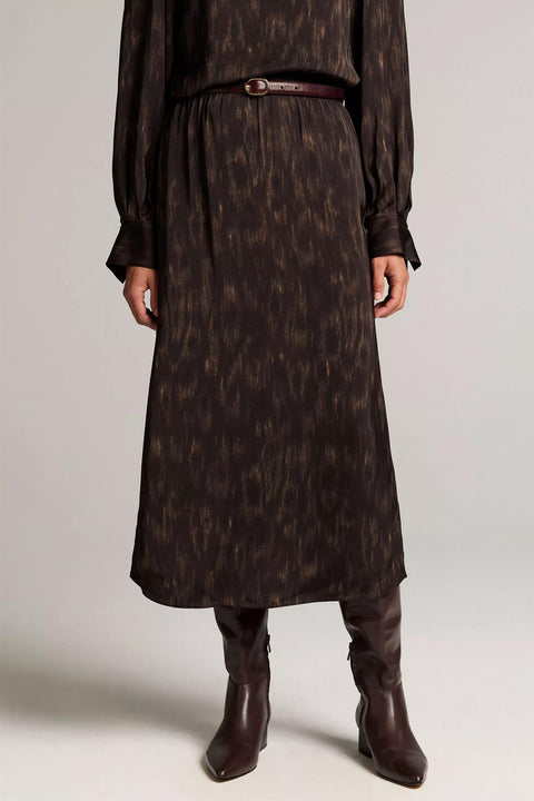 Skjørt - Spotted Alpaca Pull on Slip Skirt Cinderwood