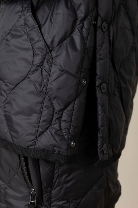 Jakke - Military Crew Neck Down Jacket Black