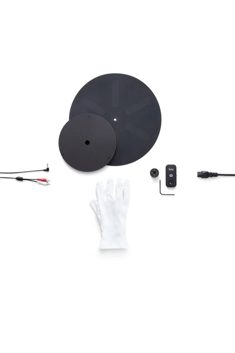 Platespiller - Transparent Turntable Black