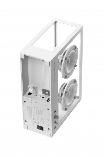 Høyttaler - Small Transparent Speaker White