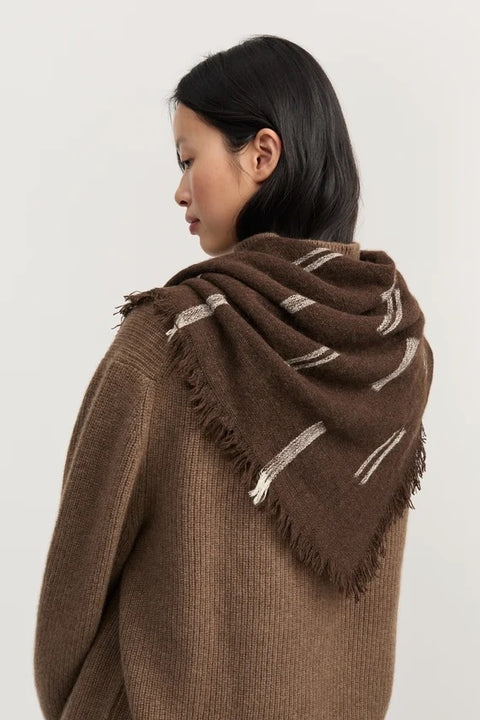 Skjerf - Kiona Mix Pure Brown