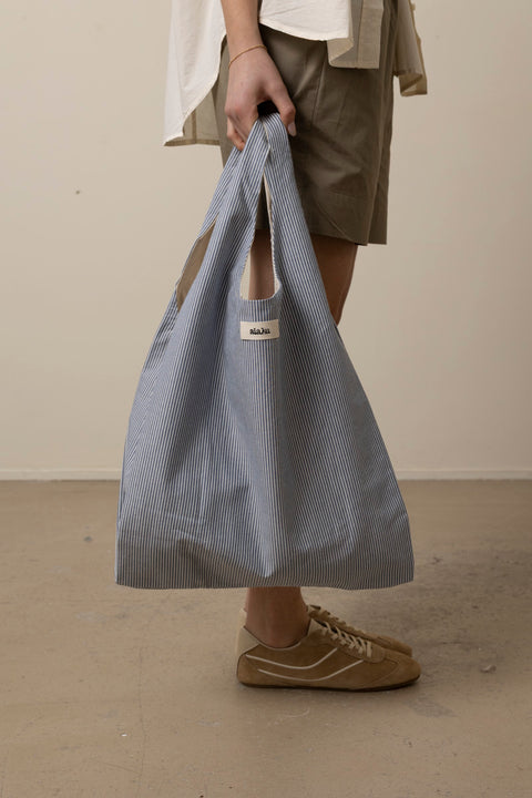 Veske - Bag Striped Medium Mix Blue Boy