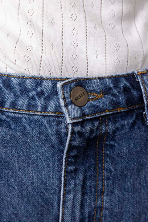 Jeans - Maddy Straight Jeans Mid Blue