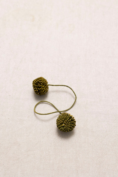 Bag Charm - Pompom Green