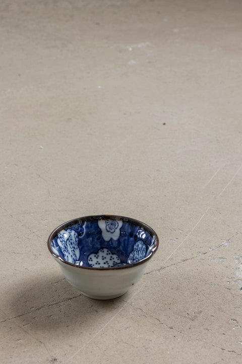 Skål - Japansk Keramikk Dia: 11cm Blue Motif 4