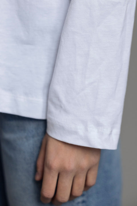 Genser | Long Sleeve Two Pack White & Undyed