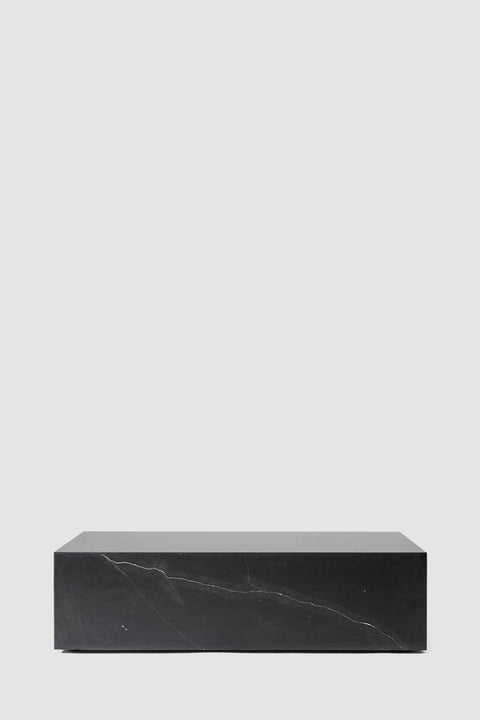 Sofabord | Plinth Low 60x100xh27cm Black Marble