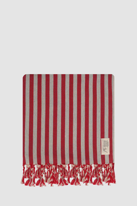 Håndkle | Striped Red 50x100cm