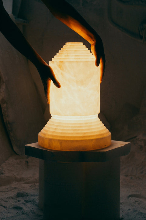 Bordlampe | Babel Alabaster