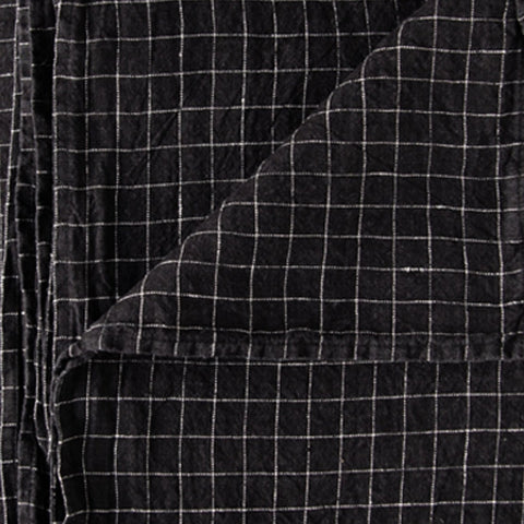 Serviett - 45x45 Black Checks