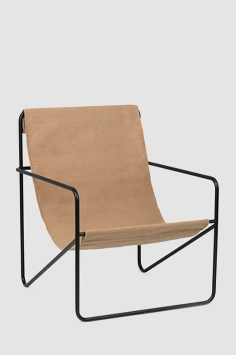 Loungestol - Desert Black/Sand