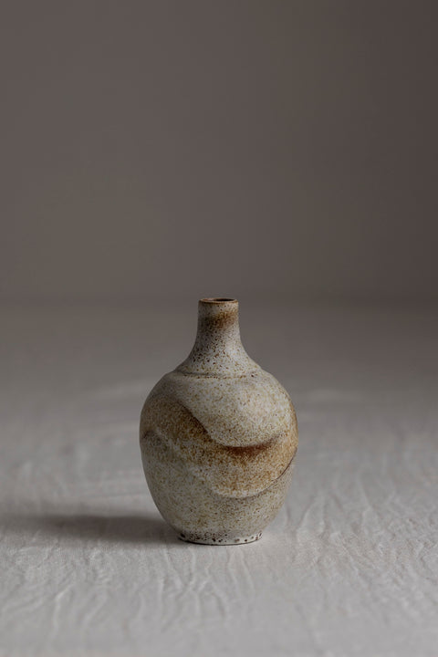 Vase | Vintage Mid-Century Keramikk Grå/Brun