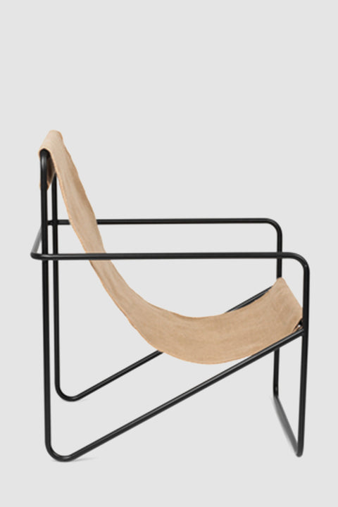 Loungestol - Desert Black/Sand