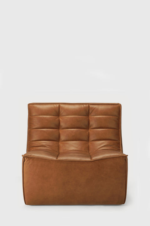 Sofa | N701 1-seter Brun Skinn