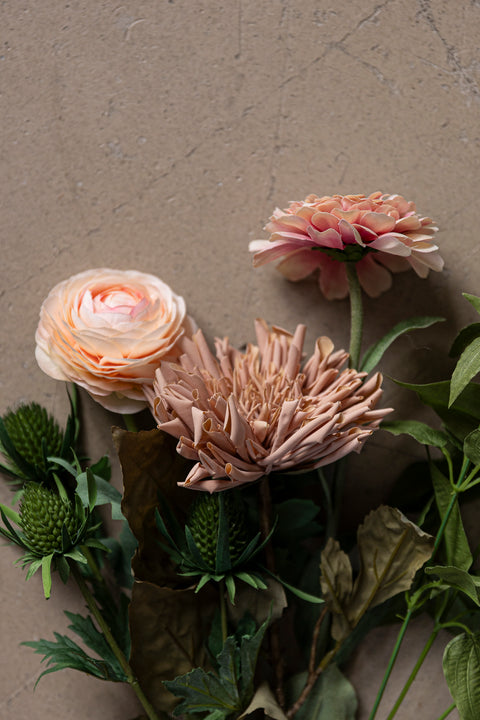 Blomst | Ranunkel H50cm Aprikos