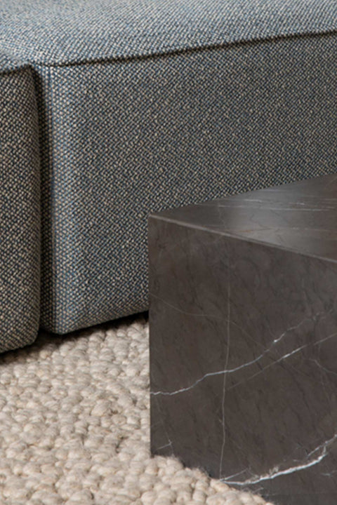 Sofabord - Plinth Low 60x100xh27cm Grey Kendzo Marble
