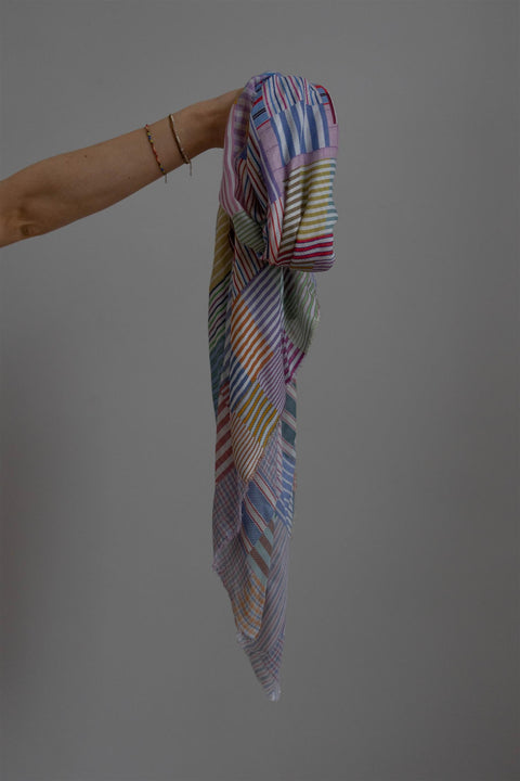 Skjerf | Multicolor Stripes