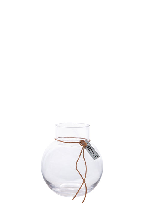 Vase - Glass H13cm Klar