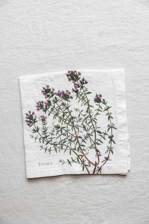 Tøyserviett | Aromatic Herbs 45x45cm Timian