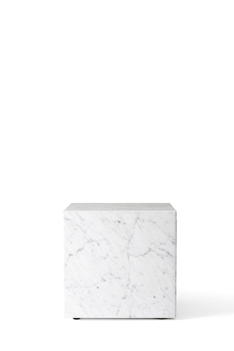 Sofabord | Plinth Cubic 40x40xh39cm White Marble