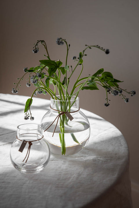 Vase - Glass H10cm Klar