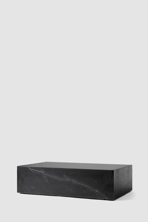 Sofabord - Plinth Low 60x100xh27cm Black Marble