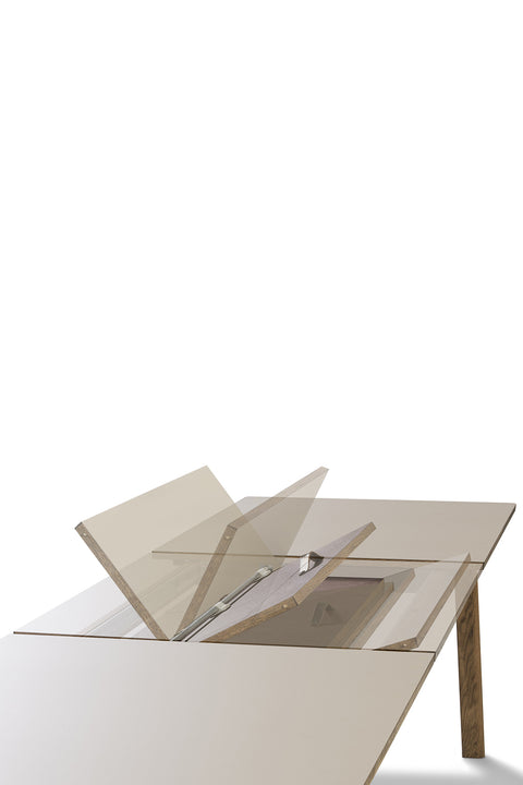 Spisebord | Ana 6490 Såpet Eik/Hvit Laminat
