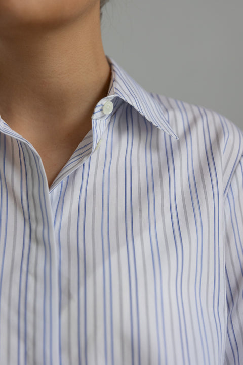 Skjorte | Bertine Blue Striped