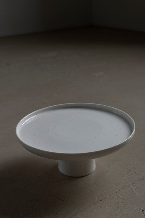 Kakefat - Porselen Dia27xH11,5cm Vanilje