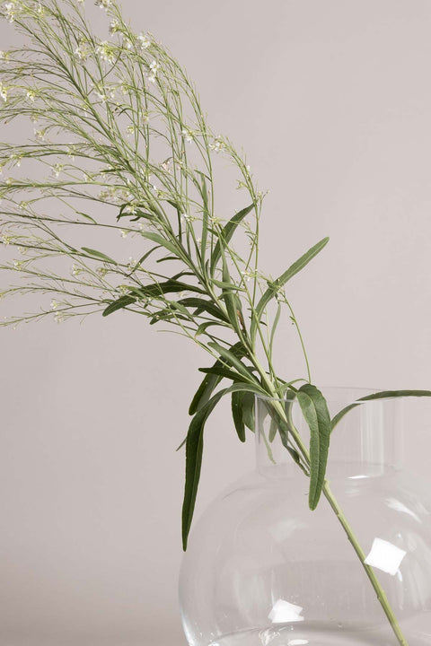 Vase - Glass H30cm Klar