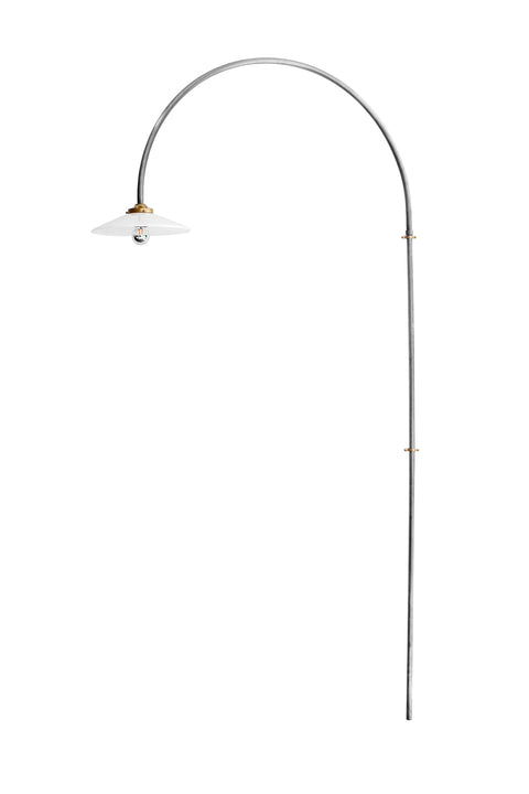 Vegglampe - Hanging Lamp N2 75x180cm Unlaquered Steel