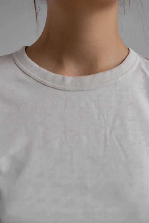 T-Skjorte | The Slub Tee Warm Grey